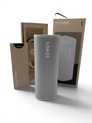 Sonos Roam Smart Speaker | Lunar White | IP67 / Airplay NEU - OVP + Zubehör
