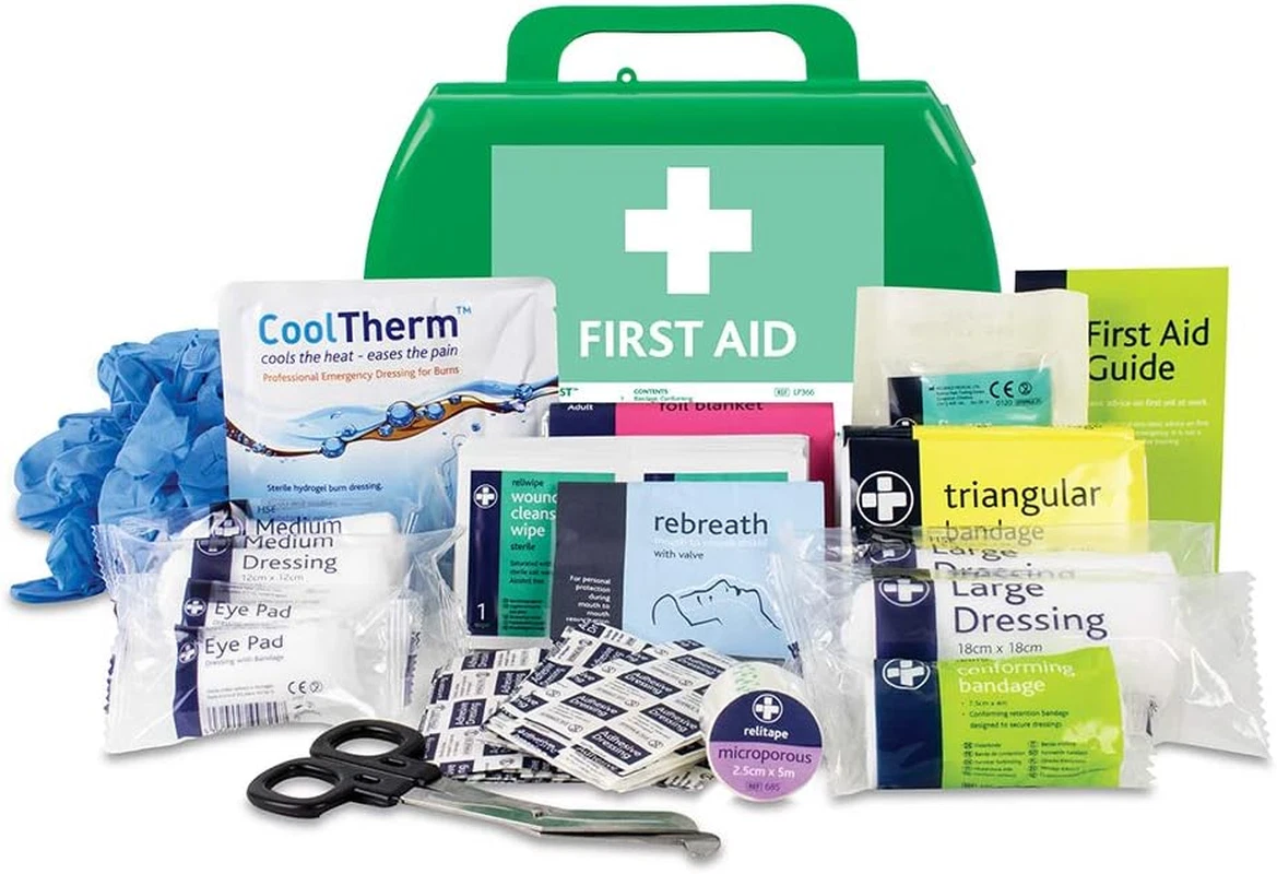 Small Premium BS8599-1 Compliant (Low Risk High Risk) First Aid Kit - First Aid