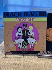 black flag loose nut vinyl VG/VG+ 1985 SST 035 W/sieeve