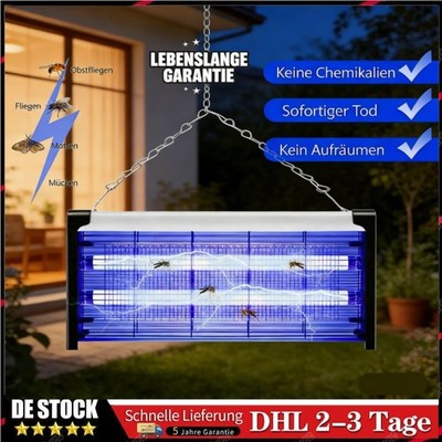 LED Insektenvernichter Lampe Elektrisch Mückenfalle UV Mückenlampe Mückenschutz*