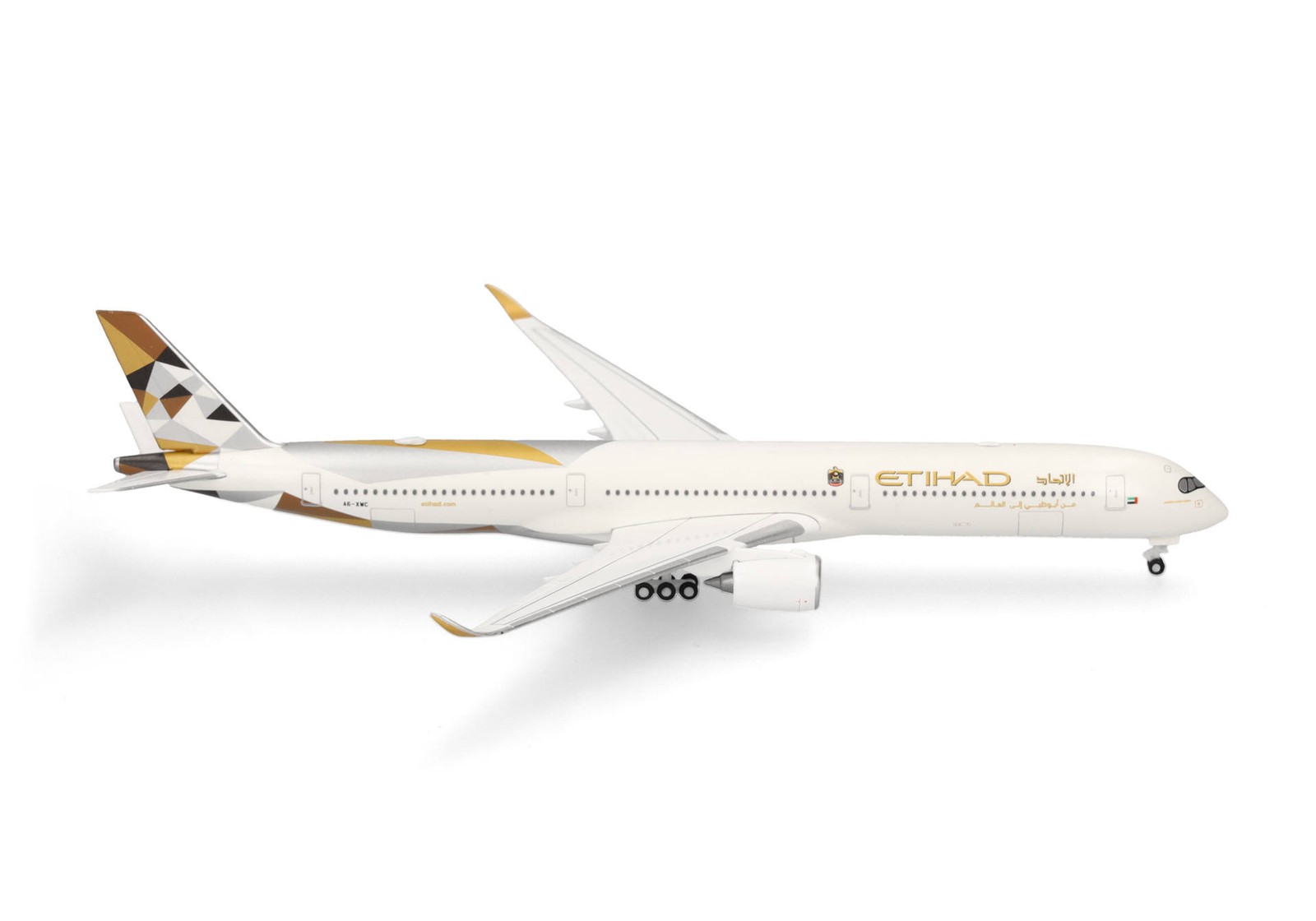 Etihad Airways Airbus A350-1000 - A6-XWC - 1:500 - Herpa (536639-001)