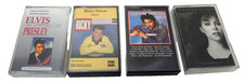 4 ASSORTED VINTAGE CASSETTE TAPES ELVIS, RICKY NELSON, SHAKIN' STEVENS, ETC