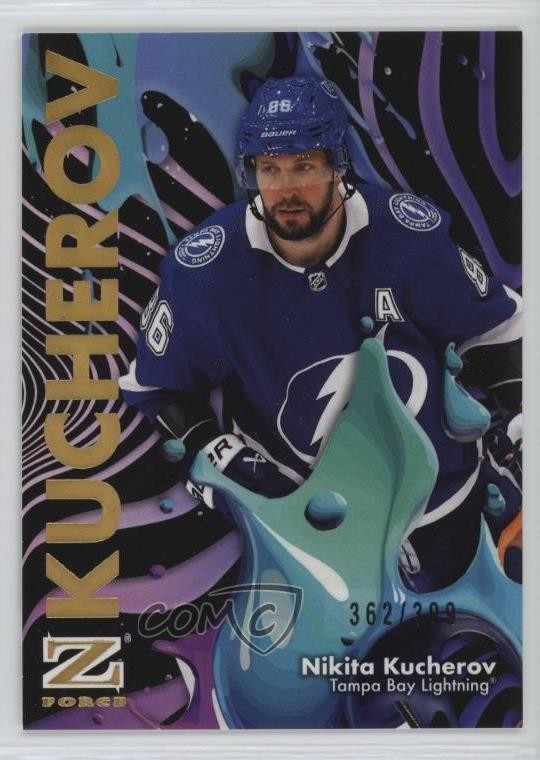 2024-25 Skybox Metal Universe Z-Force Rave 362/399 Nikita Kucherov #43 0nr3