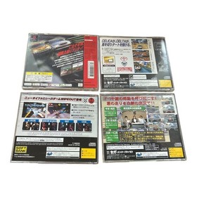 Retro F1 Sega Rally and 4 other racing games Sega Saturn PS set #90cd09