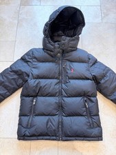 Polo Ralph Lauren Big Boy's Ripstop Down Puffer Hooded JacketBlack M 10-12 