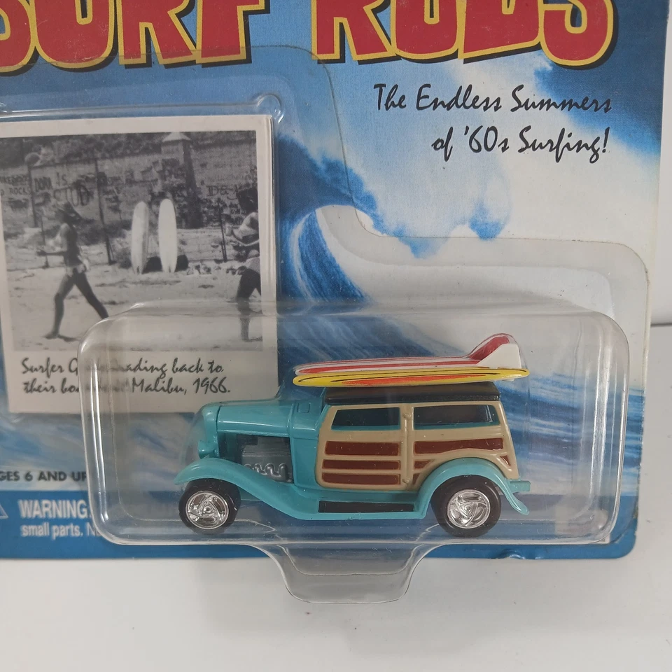 Johnny Lightning Surf Rods Series Da Surf Woody 1945 Ford - Image 4 of 4