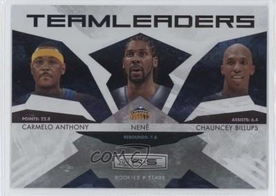 2009 Rookies & Stars Team Leaders Hologold Carmelo Anthony Chauncey Billups oh8
