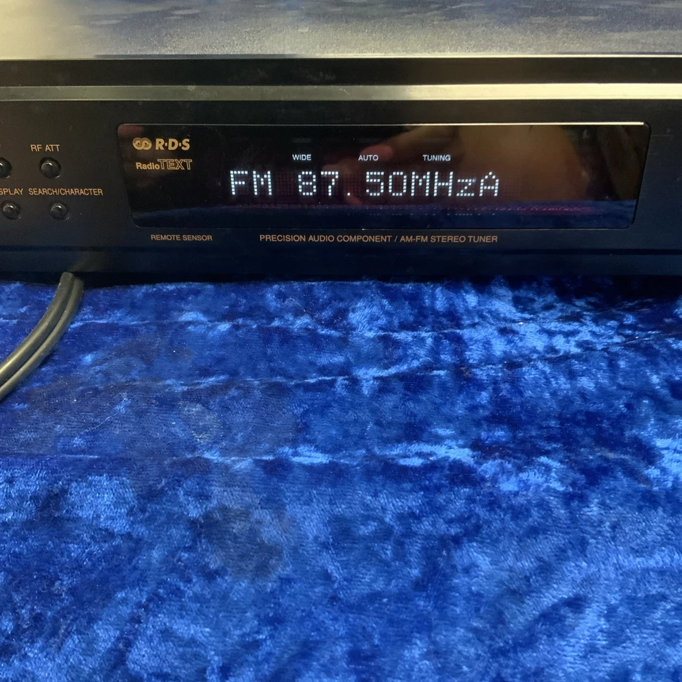 Denon TU-1500RD Precision аудио компонент AM/FM стерео тюнер RDS радио текст работа - Изображение 3 из 4