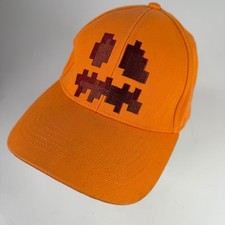 Mojang Minecraft Pixel Jack-o'-lantern Orange Adjustable Men's Baseball Cap Hat