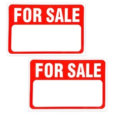 2pcs for Sale Car Sticker, 12.01x8in/30.5x20cm Self-Adhesive White, Red