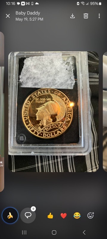 United States of America $1,000,000 Fantasy Issue Coin Medal