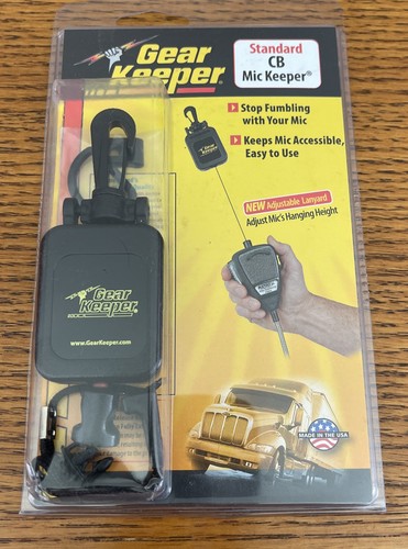 Gear Keeper Black RT4-4112 28" Retractable CB Radio Microphone Hanger