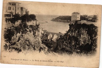 CPA Principauté de Monaco - Le Ravin de Sainte Dévote (234260)