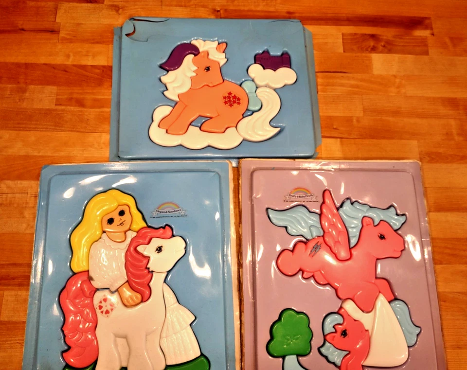 My Little Pony G1 3D Puzzle Lot of 3 - Twilight, Firefly and Megan & Sundance - Image 2 of 4