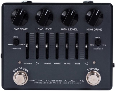 Darkglass Microtubes X Ultra Preamp/Distortion/DI Bass Effects Pedal