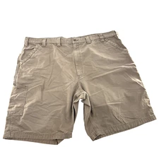 Carhartt Canvas Carpenter Work Shorts Men's 48 Brown Utility B147 LBR Outdoors