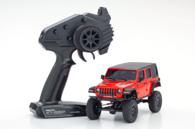 Kyosho RC 1/28 Mini Z JEEP WRANGLER Rubicon Ready Set YELLOW -RTR
