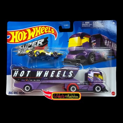 Hot Wheels SUPER RIGS BIG RIG HEAT V CASE 2024