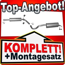 Auspuff für SEAT TOLEDO / SKODA RAPID 1.4 TSi 122PS 2012-2015 Auspuffanlage