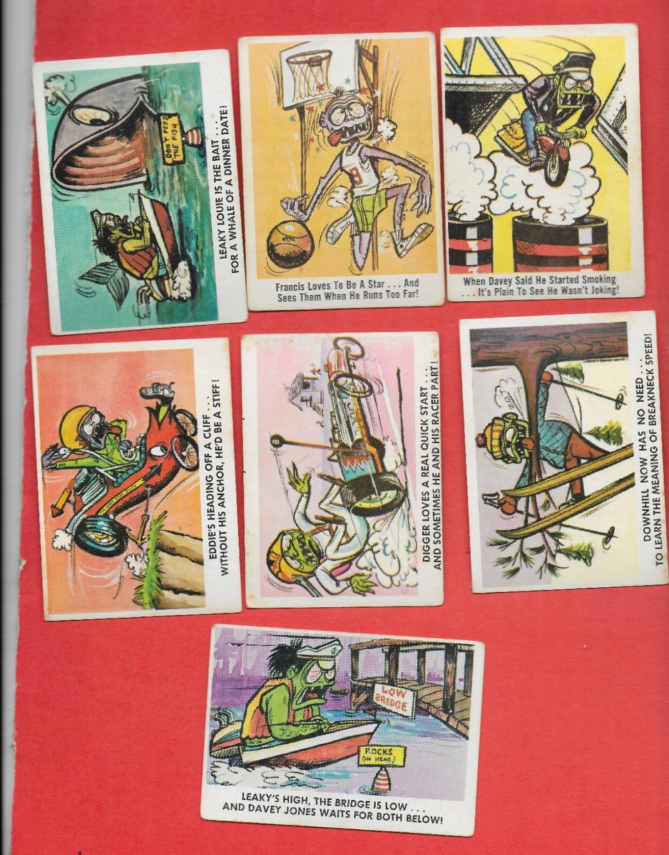 1965 Weird-ohs Trading Cards By Fleer  Lot-A  25 cards