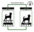 Chihuahua Personalized Key and Leash Holder – 5 Hooks - Made in Usa