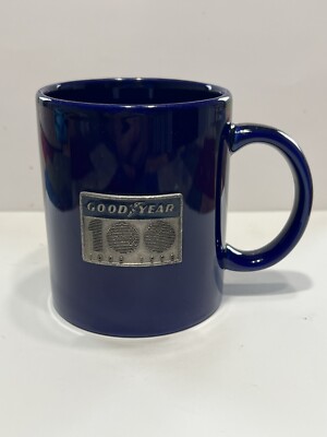 Coffee Mug Goodyear Tires & Rubber 100 Years Vintage 1898~1998 10 Ounce