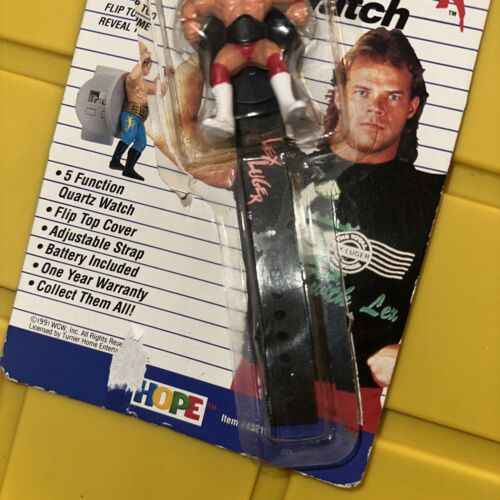 WCW - HOPE - Reloj Lex Luger - 1991 Galoob Hasbro WWF - RARO LEER MUY RARO - Imagen 2 de 11