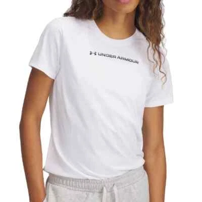 T-Shirt Under Armour Tech Pth Graphic Ssc Femme 1389726 100 - Photo 1/2