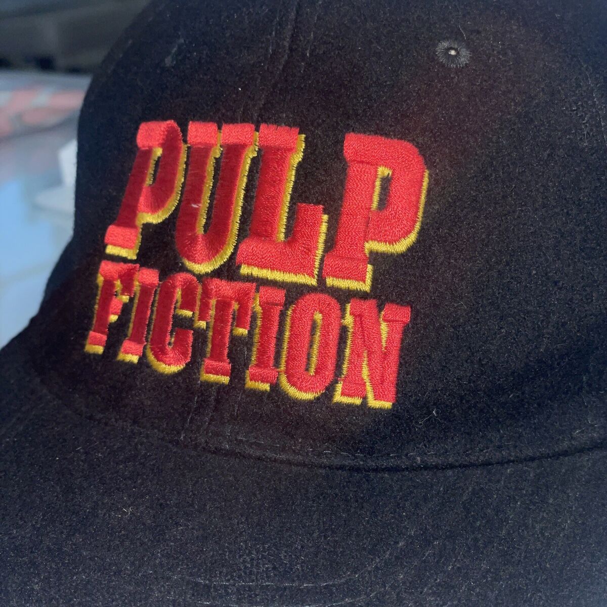 Vintage 90s Pulp Fiction Movie Promo Hat Rare You Won't Know Vintage 90s Pulp Fiction Movie Promo Hat Rare You Won't Know