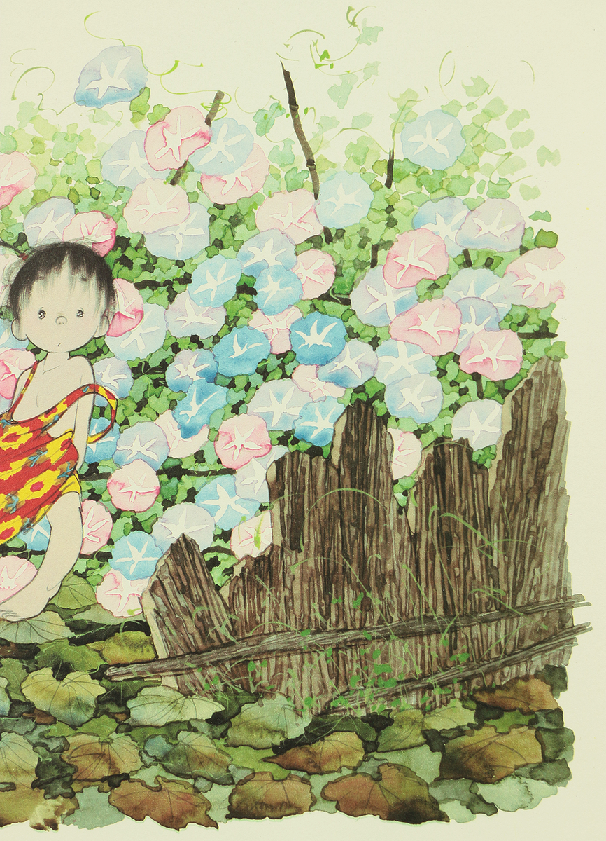 中島潔 Nakashima Kiyoshi (b1943) Japanese Lithograph「夏の詩