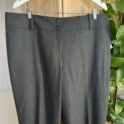 NWT Talbots Plus 18 Tall Wool Pants Italian Stretch Flannel High Waist Lined - Picture 2 of 12