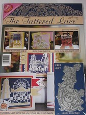 TATTERED LACE MAGAZINE 6 INCLUDES A FREE DIE FOR CARDS  SCRAPBOOK PAGES