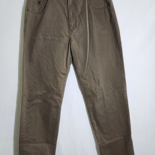 Browning Mens Jeans 34 Brown Relaxed Fit Pants Cotton 5 Design Pockets - Picture 5 of 22