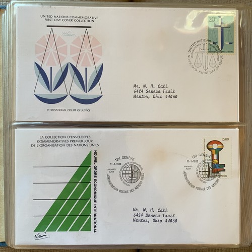 United Nations Commemorative First Day Cover Stamps Collection 66(1976-1980) MN - Picture 11 of 11
