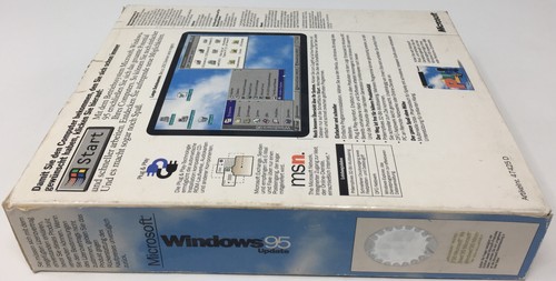 Microsoft Windows 95 Update 3,5" Betriebssystem Deutsch Big Box ✰NEU✰ - 第 7/9 張圖片