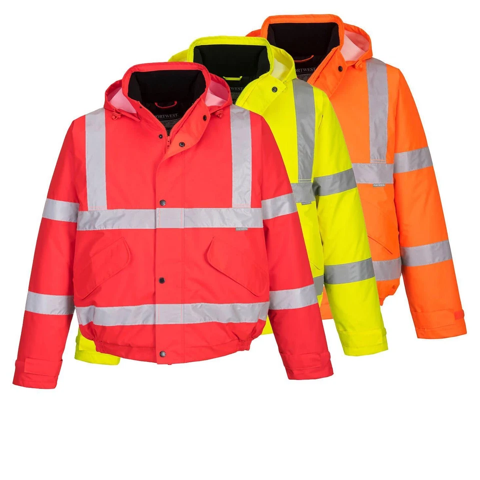 PORTWEST Hi-Vis Winter Bomber Jacket S463