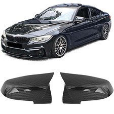 KOHLENSTOFFFASER-FINISH SPIEGELABDECKUNGEN F�R BMW F30 F31 F34 MODELL 2011-2020 SCH�NES GESCHENK