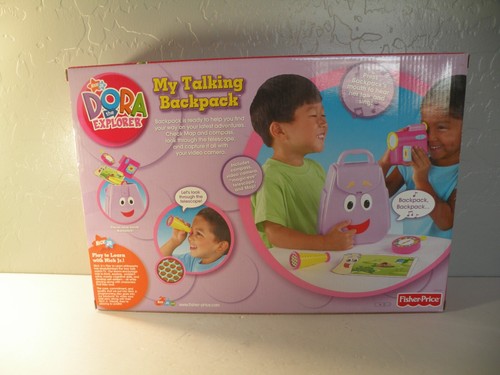 Zaino vintage 2004 Dora The Explorer My Talking Fisher Price Nick Jr. Sigillato - Foto 5 di 10