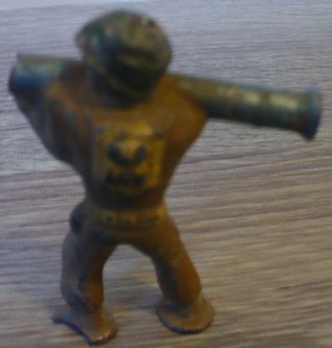 De colección Barclay Plomo Juguete Ejército Soldado Podfoot Disparar Bazuca Verde 2.5 pulgadas de Alto - Imagen 2 de 5
