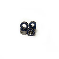 FOR TRAXXAS SLEDGE 8 PIECE BLUE RUBBER SEALED WHEEL BEARING KIT BY FULLFORCE RC