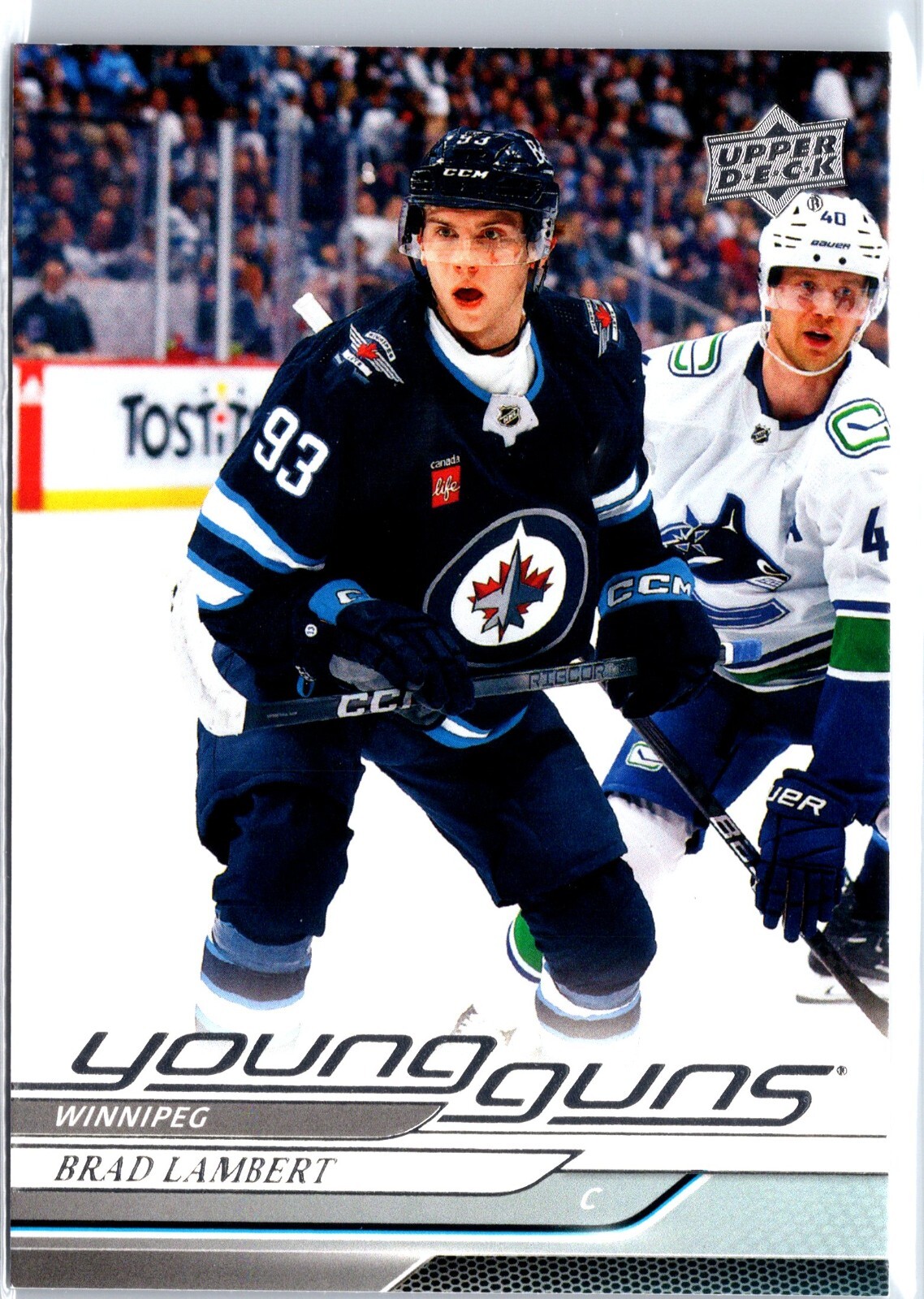 2024-25 Upper Deck Young Guns Brad Lambert #228 Rookie Winnipeg Jets