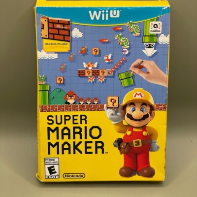Nintendo Wii U WiiU Game Super Mario Maker CIB Complete In Box