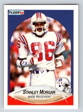 1990 Fleer #323 Stanley Morgan New England Patriots