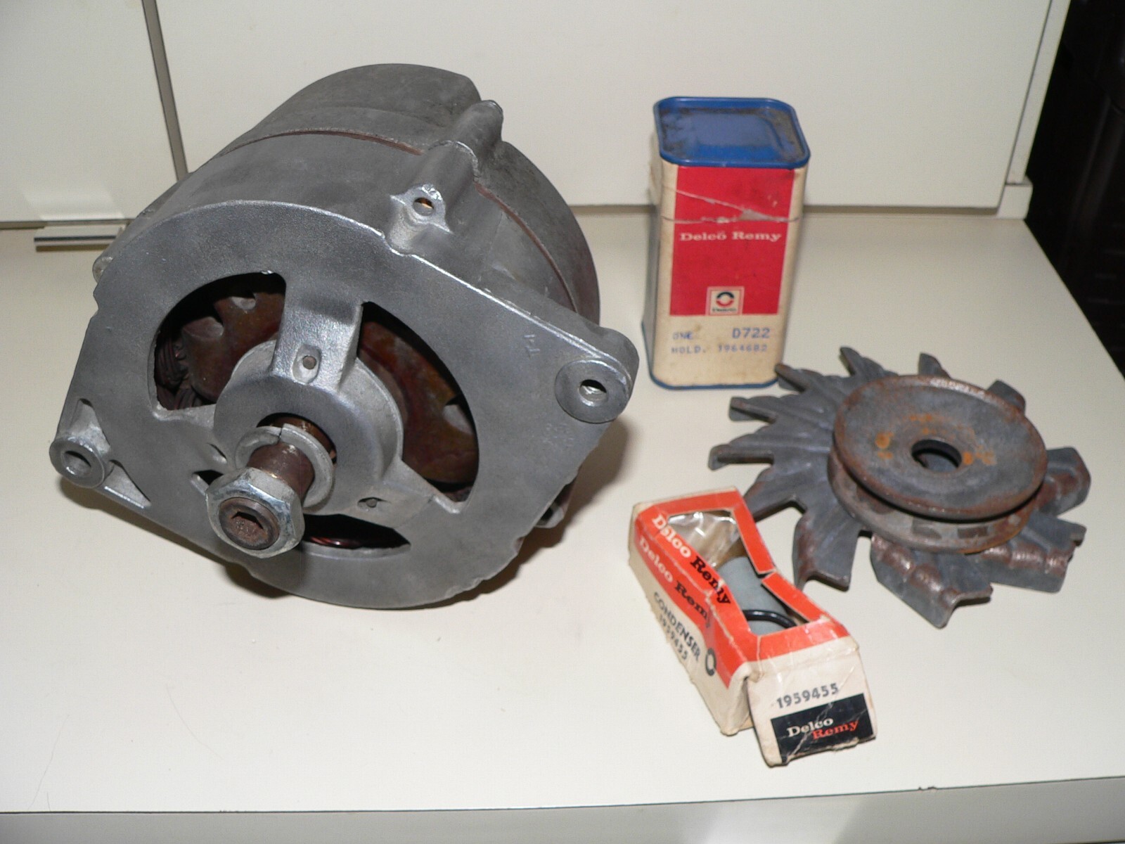 Delco Remy Alternator 1100700 55 Amp Date Code 1967 GM