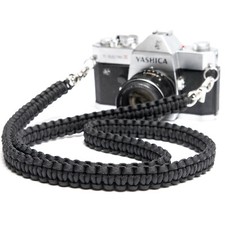 Braided Paracord Camera Strap with Metal Clasp Quick Release by apmots
