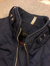 Zara Woman Quilted Jacket… Size Xs…navy …rrp £85