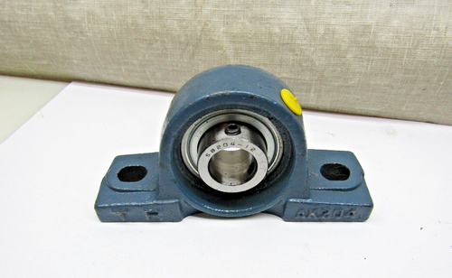 TR Bearing UCP204-12 AKSB204-12 Solid 3/4" Pillow Block Bearing - Picture 2 of 4