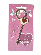 Key to My Heart Key Chain Valentine's Day Heart Key Keychain Gift Love New
