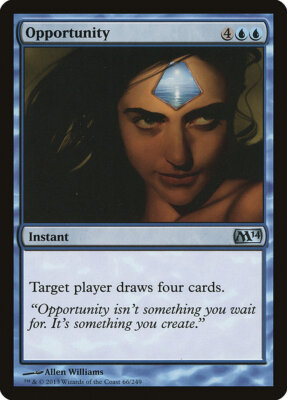 Magic the Gathering (mtg): M14: Opportunity  (x 4)