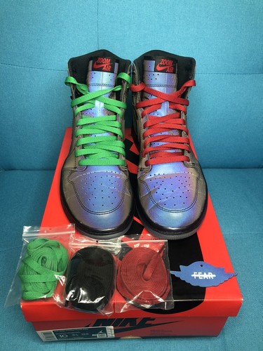 Jordan 1 2019 retro zoom alto sin miedo talla 10 - Imagen 2 de 5